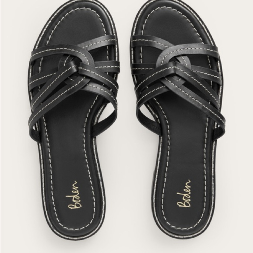Boden Leather Multi Strap Sandal